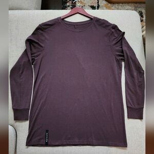 Alphalete Premium Viscose LS Tee - M - Sparrow (Plum)